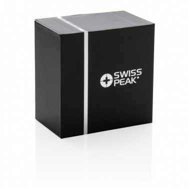 Logo trade promotional item photo of: Swiss peak 5W wireless bass speaker
