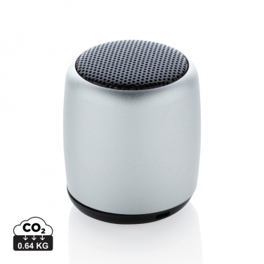 Logo trade promotional items image of: Mini aluminium wireless speaker