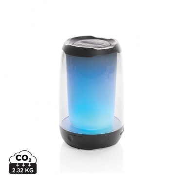 Logo trade promotional product photo of: RCS recycled plastic Lightboom 5W speaker