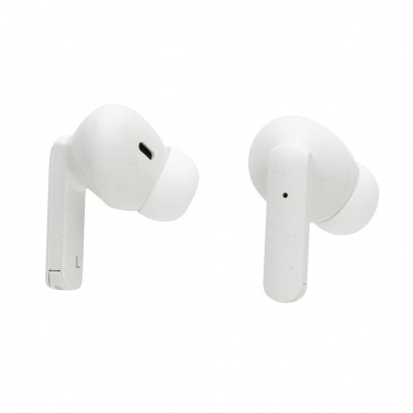 Logo trade promotional merchandise picture of: RCS recycled plastic Liberty Pro wireless earbuds