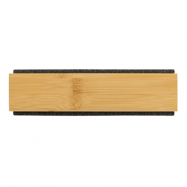 Logo trade promotional giveaway photo of: Wynn 10W bamboo wireless speaker
