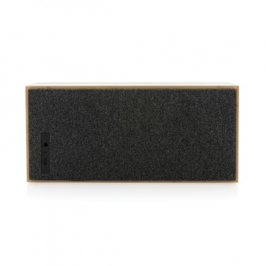 Logo trade business gifts image of: Wynn 20W bamboo wireless speaker