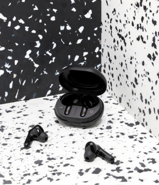 Logotrade promotional gift image of: RCS standard recycled plastic TWS earbuds