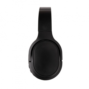 Logo trade business gifts image of: RCS recycled plastic Elite Foldable wireless headphone