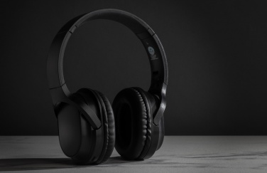 Logotrade promotional giveaways photo of: RCS recycled plastic Elite Foldable wireless headphone