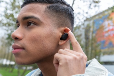 Logotrade promotional gift image of: Urban Vitamin Gilroy hybrid ANC and ENC earbuds