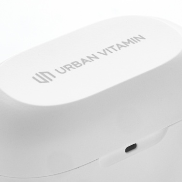Logo trade promotional products image of: Urban Vitamin Napa earbuds
