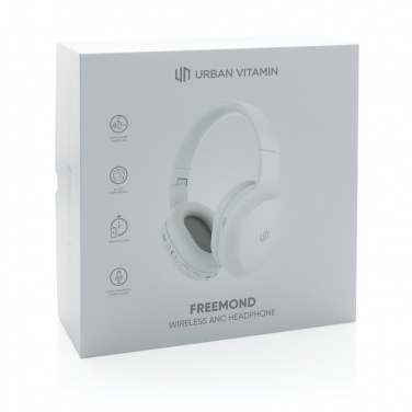 Logo trade business gift photo of: Urban Vitamin Freemond wireless ANC headphone