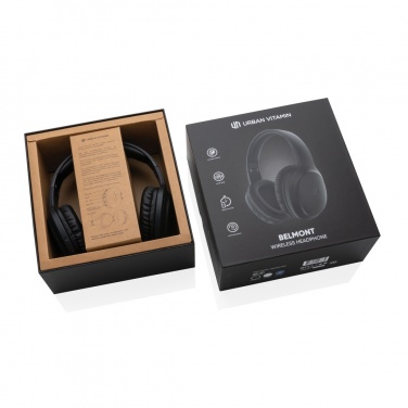 Logo trade promotional giveaways image of: Urban Vitamin Belmont wireless headphone