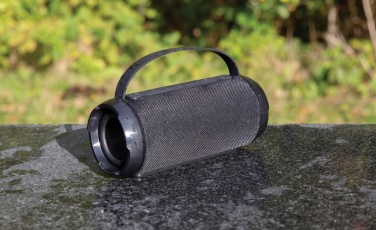 Logo trade promotional item photo of: RCS recycled plastic Soundboom waterproof 6W speaker