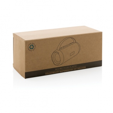 Logotrade corporate gift image of: RCS recycled plastic Soundboom waterproof 6W speaker