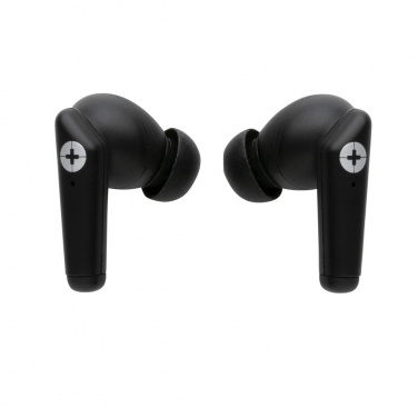 Logo trade promotional giveaway photo of: RCS recycled plastic Swiss Peak TWS earbuds 2.0