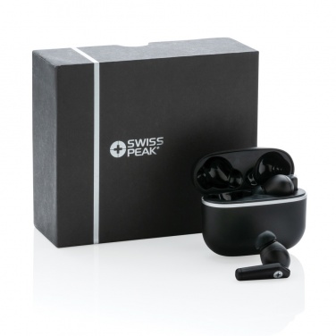 Logotrade promotional product picture of: RCS recycled plastic Swiss Peak TWS earbuds 2.0