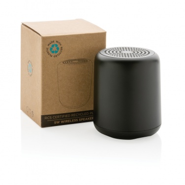 Logotrade promotional giveaways photo of: RCS certified recycled plastic 5W Wireless speaker