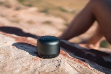 Logo trade business gift photo of: Terra RCS recycled aluminium 5W wireless speaker