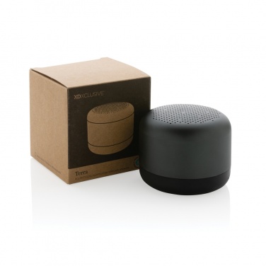Logo trade promotional items image of: Terra RCS recycled aluminium 5W wireless speaker