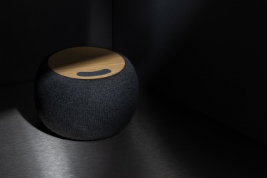 Logo trade corporate gifts picture of: RCS Rplastic/PET and bamboo 5W speaker