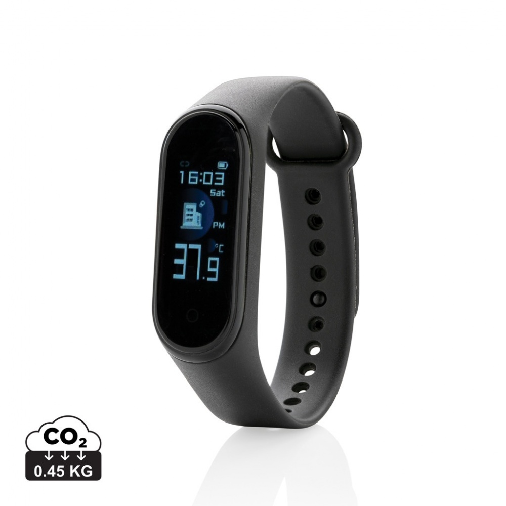 Logo trade promotional gift photo of: Stay Healthy Bracelet Thermometer