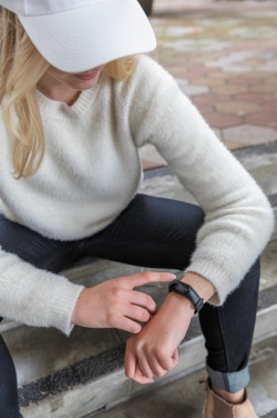 Logo trade advertising products image of: Stay Healthy Bracelet Thermometer