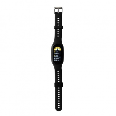 Logo trade promotional giveaways image of: RCS recycled TPU  activity watch 1.47'' screen with HR