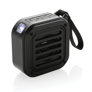 Logo trade advertising products picture of: 3W RCS recycled plastic wireless sunwave solar speaker