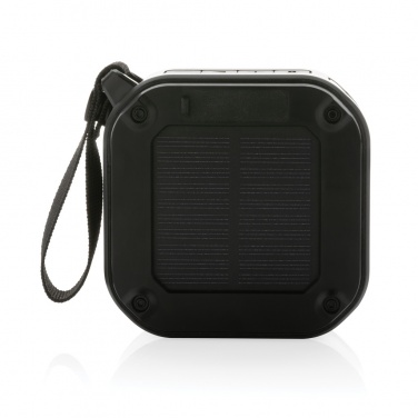 Logotrade promotional giveaway picture of: 3W RCS recycled plastic wireless sunwave solar speaker