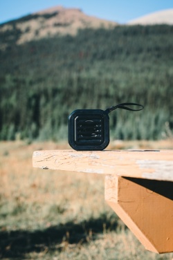 Logotrade promotional items photo of: 3W RCS recycled plastic wireless sunwave solar speaker
