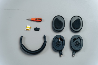 Logotrade promotional giveaway picture of: Irvine RCS recycled and repairable ANC wireless headphone