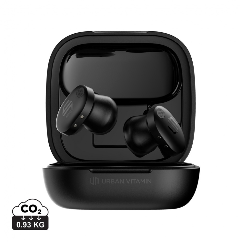 Logo trade advertising products picture of: Lakewood RCS recycled and repairable wireless earbuds