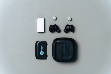 Logo trade promotional giveaways picture of: Lakewood RCS recycled and repairable wireless earbuds