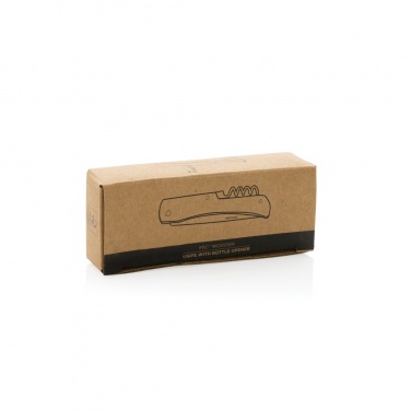 Logo trade business gift photo of: Wooden knife with bottle opener