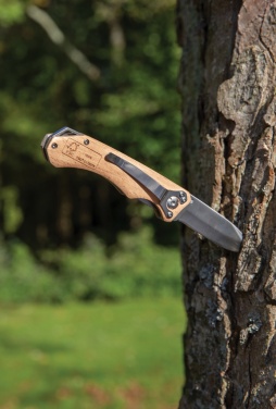 Logo trade advertising products image of: Wooden outdoor knife