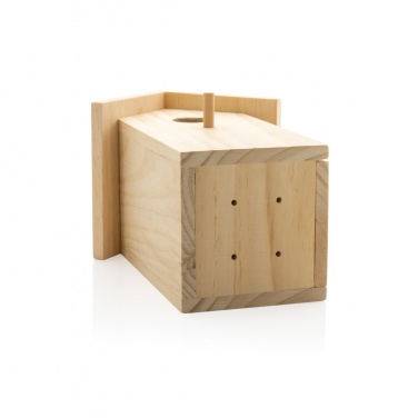 Logo trade business gift photo of: Wooden birdhouse
