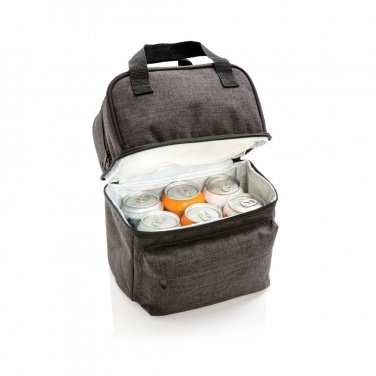 Logo trade promotional giveaways picture of: Cooler bag with 2 insulated compartments