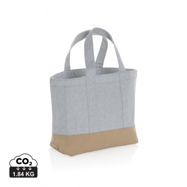 Logo trade business gifts image of: Impact Aware™ 285 gsm rcanvas cooler bag undyed