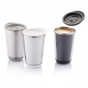 Logo trade promotional giveaways image of: Dia travel tumbler