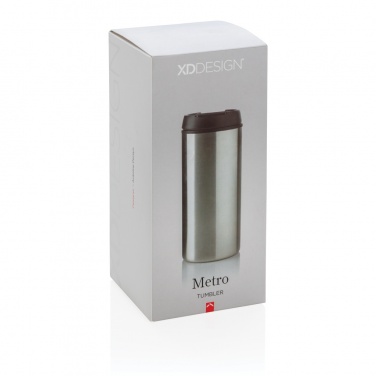 Logo trade promotional giveaways image of: Metro tumbler