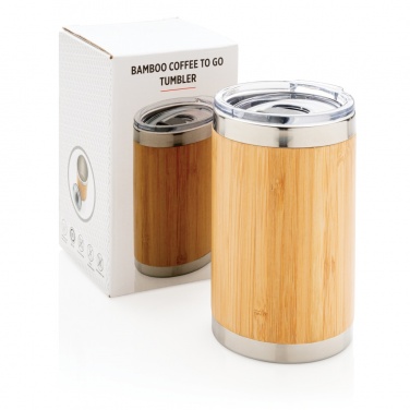 Logotrade business gifts photo of: Bamboo coffee to go tumbler