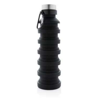 Logotrade promotional items photo of: Leakproof collapsible silicone bottle with lid