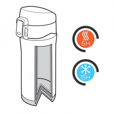 Logotrade promotional gift picture of: Easy lock vacuum mug