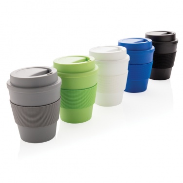 Logo trade promotional products image of: Reusable Coffee cup with screw lid 350ml