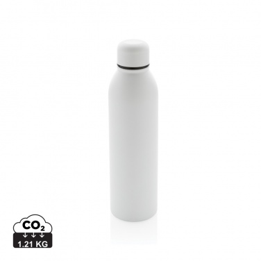 Logo trade promotional merchandise photo of: RCS Recycled stainless steel vacuum bottle 500ML