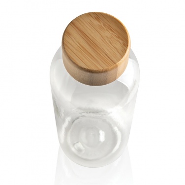Logo trade promotional products picture of: RCS RPET bottle with bamboo lid