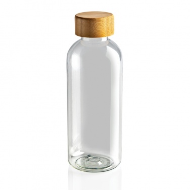 Logo trade advertising product photo of: RCS RPET bottle with bamboo lid