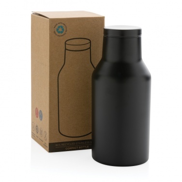 Logotrade promotional item picture of: RCS Recycled stainless steel compact bottle
