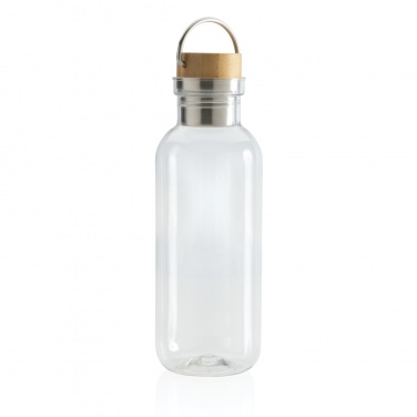 Logotrade business gift image of: RCS RPET bottle with bamboo lid and handle