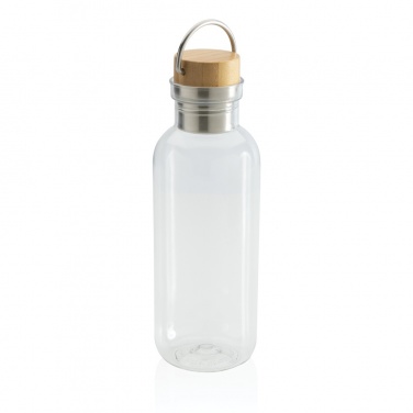 Logotrade advertising product picture of: RCS RPET bottle with bamboo lid and handle