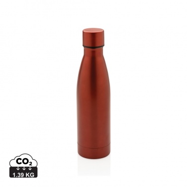Logotrade promotional gift picture of: RCS Recycled stainless steel solid vacuum bottle