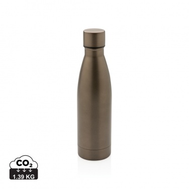 Logo trade advertising products picture of: RCS Recycled stainless steel solid vacuum bottle