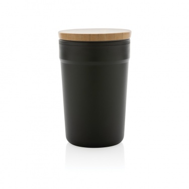 Logotrade promotional products photo of: GRS certified recycled PP mug with bamboo lid
